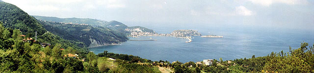 VIEW TO AMASRA from Kurucasile Direction