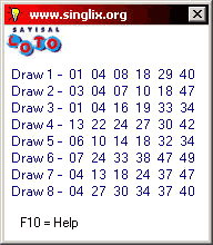 SKORLOTO 2005.NET - Simple coupon list (8 columns)